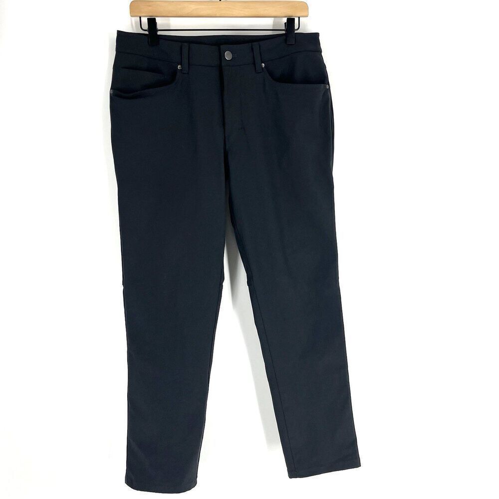 Lululemon ABC Pants Size 31x29 Mens Gray Trouser Straight Leg Chino Travel Golf
